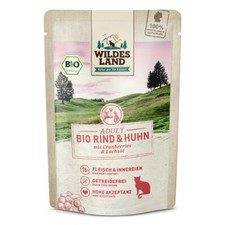 Wildes Land - BIO Adult - Rind und Huhn - 24 x 85 g