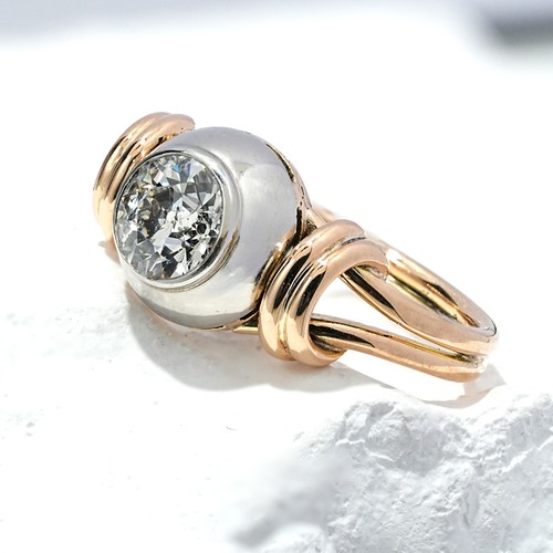 Solitär ring 585 - 585, 14k