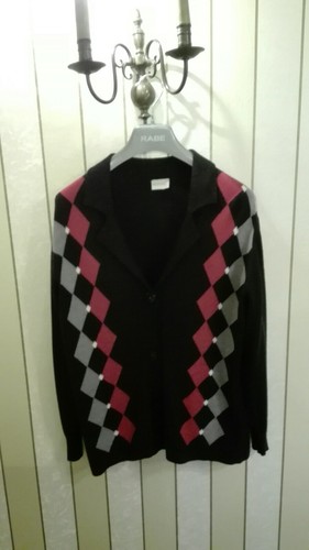 Rabe strickjacke schwarz - schwarz, grau