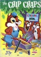 Chip Chaps coloring book RARE