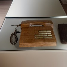 Vintage Telefon Trub Holz