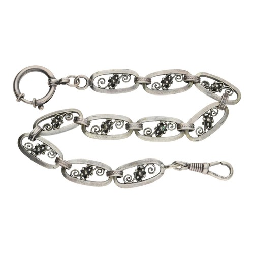 Taschenuhr kette silber 835 - taschenuhr,