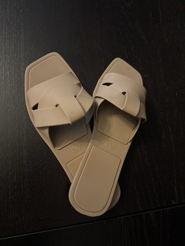 Zara sandalen gummisandalen - zara, sandalen,