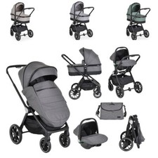 Cangaroo Kombikinderwagen 3 in 1 Christiano Babywanne Babyschale klappbar Tasche