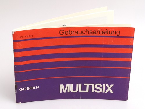 Gossen multisix - gossen,