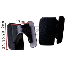 10 x Befestigungs-Clip