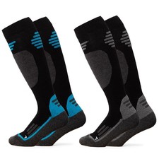 Occulto Herren & Damen Merino Skisocken 2er Pack (Modell: Toni)