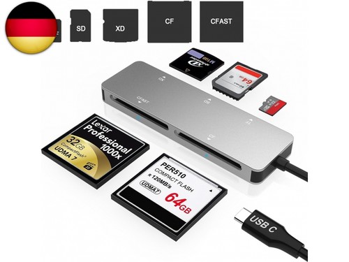 Cfast kartenleser usb - kartenleser,5-in-1, c