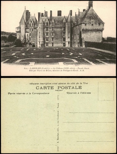Cpa langeais schloss - langeais,