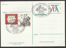 Holzminden 27. 3. 1982 " Heimatbeleg " mit Orts-Sonder-Stempel auf Postkarte