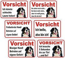 Schild Vorsicht Berner