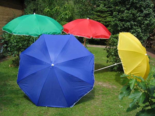 Sonnenschirm 200cm blau inkl