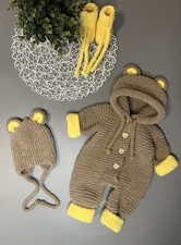 Handgestrickte Baby Set Gr 50/56