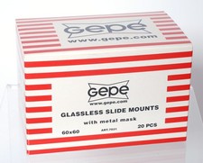 Gepe 7031 6x6 Diarahmen mit Metallmaske ohne Glas