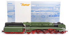 Roco H0 63195 DC Dampflok BR 02 0201-0 DR - mit Mängel - ZYAI/12499
