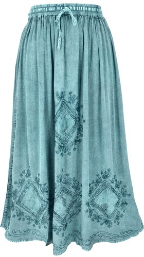 Bestickter boho hippierock - boho,