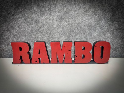 Rambo actionfigur nerd geek - actionfigur,