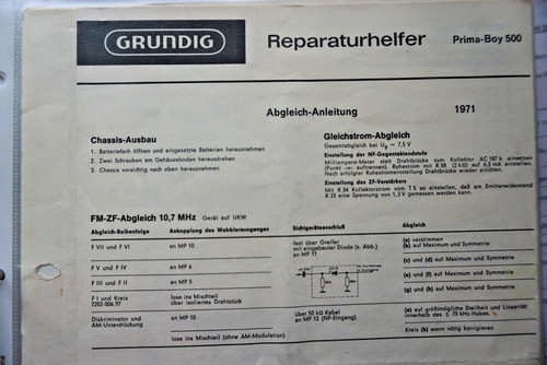Grundig prima boy 500 - grundig, prima-boy