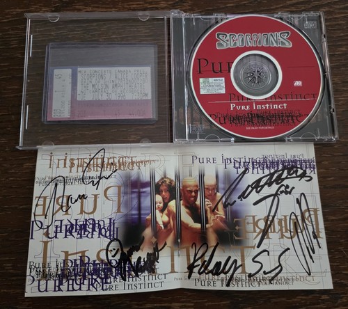 Scorpions signed autographed - scorpions,