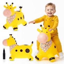 Hüpftier HüpfGiraffe Hüpfer Hüpfen + pumpe ab 1 Jahre Sun Baby