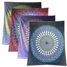 Paisley Mandala Tagesdecke-Wandbehang-Dekotuch - div.Farben 210x240 