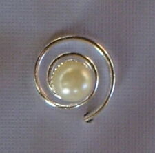 6 Curlie Perle creme 8 mm Hochzeit Haarschmuck Kopfschmuck Kommunion C12 NEU