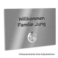 Edelstahl Türklingel m