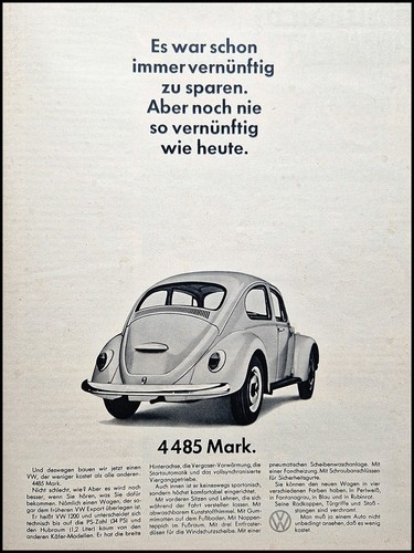 Käfer originale werbung - ,