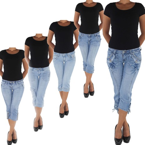 Damen capri jeans - damen, shorts