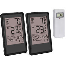 TFA 35.1170.01.Plus Funkwetterstation 2 Display Wettervorhersage Funkuhr Sender