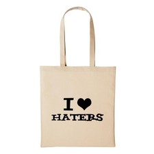 Jutebeutel I Love Haters