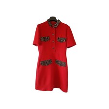 Gucci Kleid Etuikleid Rot mit