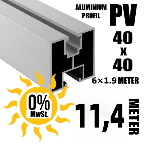 Meter alu pv solarprofil - meter,