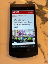 Blackberry Porsche Design P'9982 8MP 64GB schwarz Handy - ENTSPERRT 