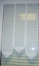 Türgardinen B  60cm Scheibengardine L. 160,150,160cm  Gardine Balkontür Terrasse