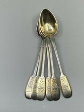 Silberlöffel Nikolai Pavlov Spoon Николай Павлов Moscow Zolotniki Kokoshnik II .