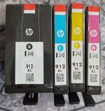 4 x Original HP 912XL Schwarz