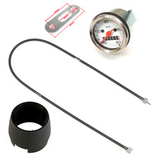 Tacho ø48 (80 km/h) + Tachowelle + Halterung + Tachohülle für Simson S50 S51