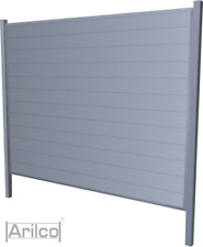 Aluminium Zaun | Sichtschutz | Anthrazit | Lamellen | Gartenzaun | KEIN WPC