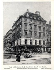 Bank-u.Wechselhaus Th.J.Plewa & Sohn Wien I.Neuer Markt 13 Straßenbild von 1910