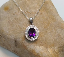 Amethyst Edelstein Anhänger