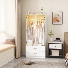 Kleiderschrank mit kommode - kleiderschrank,