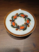 8 Stück Kuchenteller Dessertteller Frühstück Schramberg Bernau Retro SMF Braun 