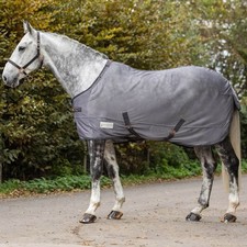 Waldhausen 145 cm Grau Fliegendecke COMFORT mit Kreuzgurten