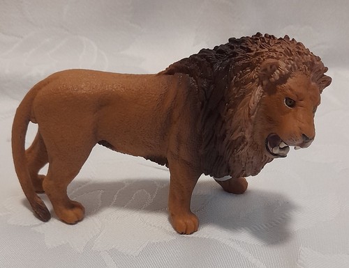Schleich löwe mit - mit, fähnchen