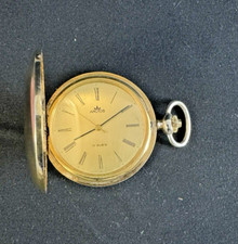 Arctos Taschenuhr – Hunter (Sprungdeckel) – 17 Jewels – Handaufzug – vergoldet