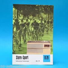 Stern-Sport Volltr.-Taschensuper 1970 | Prospekt Werbung DEWAG DDR Radio R79 E