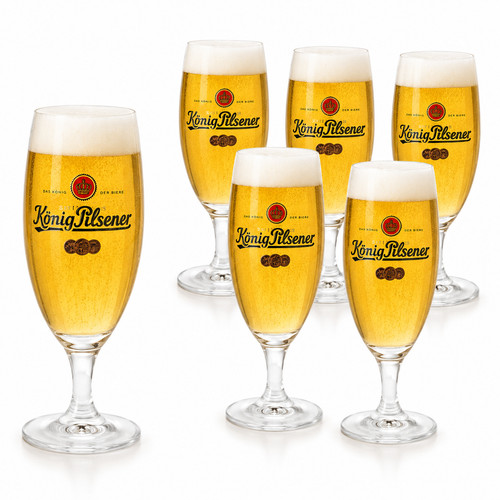 König pilsener pokal anker - 6x,