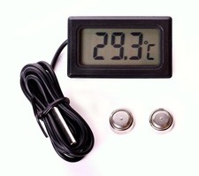 Digital einbau thermometer - digital,