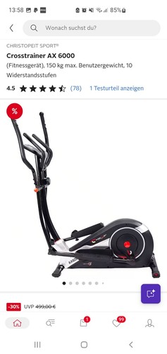 Christopeit sport crosstrainer - christopeit,